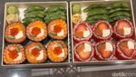 Unik! Sushi Jumbo Diisi Strawberry Jepang dan Mangga Arum Manis