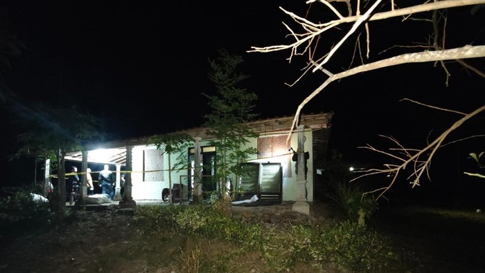 Tempat kejadian perkara (TKP) rumah Nenek Sami di Manyaran, Wonogiri, Jateng (15/8/2025).