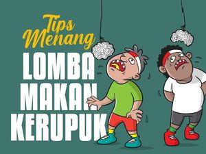 Infografis: Rahasia Gigitan Awal dan Trik Mengunyah Cepat di Lomba Makan Kerupuk