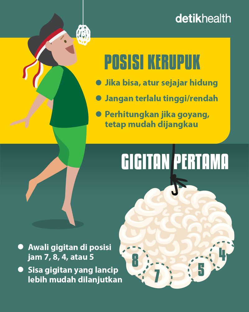 Tips menang lomba makan kerupuk