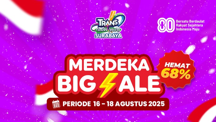 Promo Merdeka Big Sale Trans Snow World Surabaya