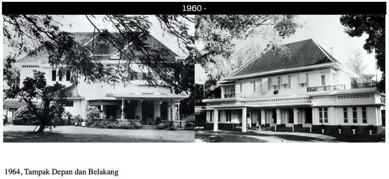 Wujud bangunan Museum Perumusan Naskah Proklamasi era 1960-an