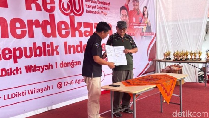 Aptisi Sumut usai penandatanganan kerja sama dengan Transmedia. (Foto: Dok detikSumut)