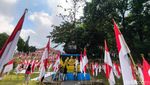 Potret 10.001 Bendera Merah Putih di Gedung Perundingan Linggarjati