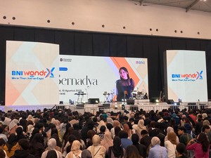 Pengunjung BNI wondrX 2025 Diajak Sing Along Bareng Bernadya di ICE BSD