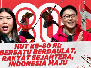 HUT ke-80 RI: Bersatu Berdaulat, Rakyat Sejahtera, Indonesia Maju