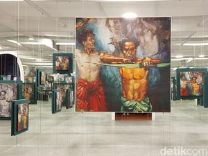 Cerita di Balik Lukisan Memanah, Jadi Saksi Bung Karno Saat Baca Naskah Proklamasi