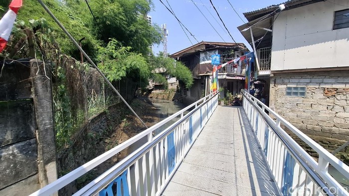 Jembatan Antar Kampung (JAK) Gandaria di Kebayoran Baru, Jakarta Selatan,