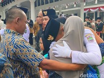 Haru Pecah di Pendopo Ciamis, Rasa Bangga Ortu Kala Anak Jadi Paskibra