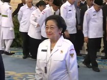 Video Momen Megawati Hadiri Pengukuhan 76 Paskibraka di Istana