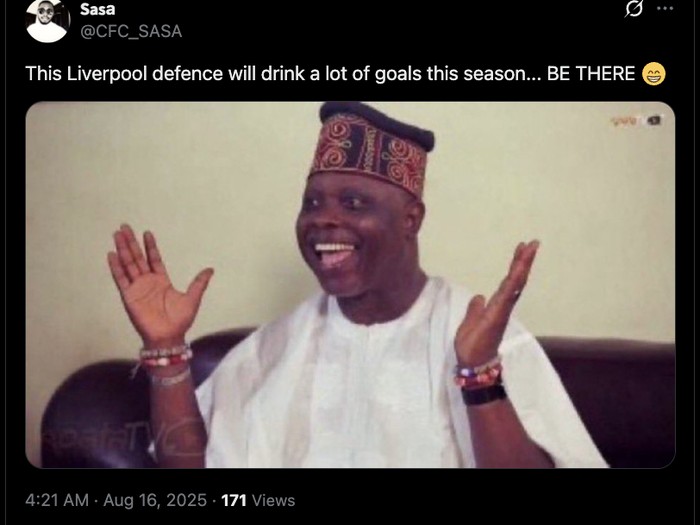Meme Liverpool, menang tapi pertahanannya dipertanyakan.