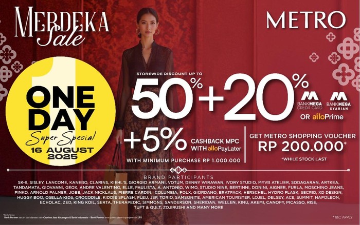 Metro Merdeka Sale.