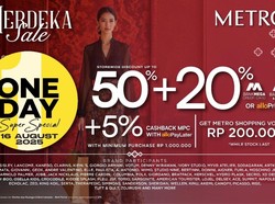 METRO Merdeka Sale One Day Super Special, Diskon Sambut HUT RI ke-80