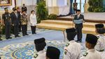 Momen Pengukuhan Paskibraka 2025 di Istana Negara