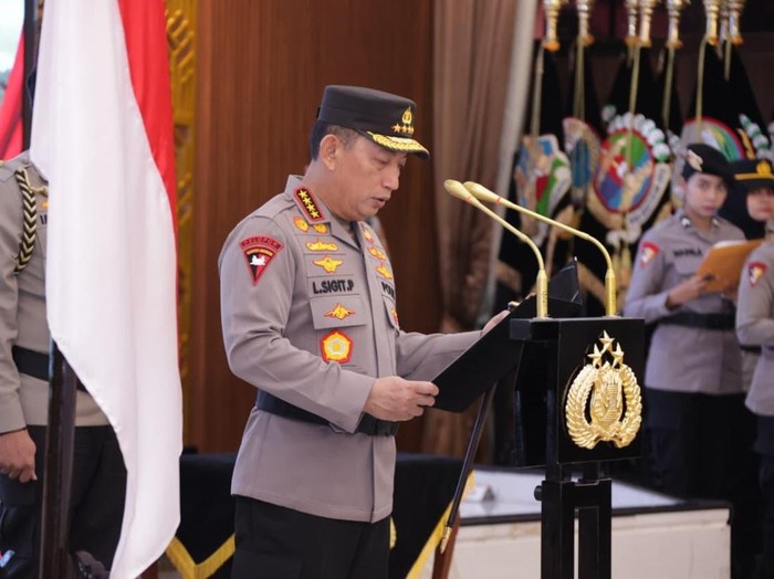 Pelantikan dan serah jabatan Wakapolri Komjen Dedi Prasetyo di Rupattama Mabes Polri, Jakarta Selatan, Sabtu (16/8/12025). Pelantikan dan serah jabatan Wakapolri Komjen Dedi Prasetyo di Rupattama Mabes Polri, Jakarta Selatan, Sabtu (16/8/12025).