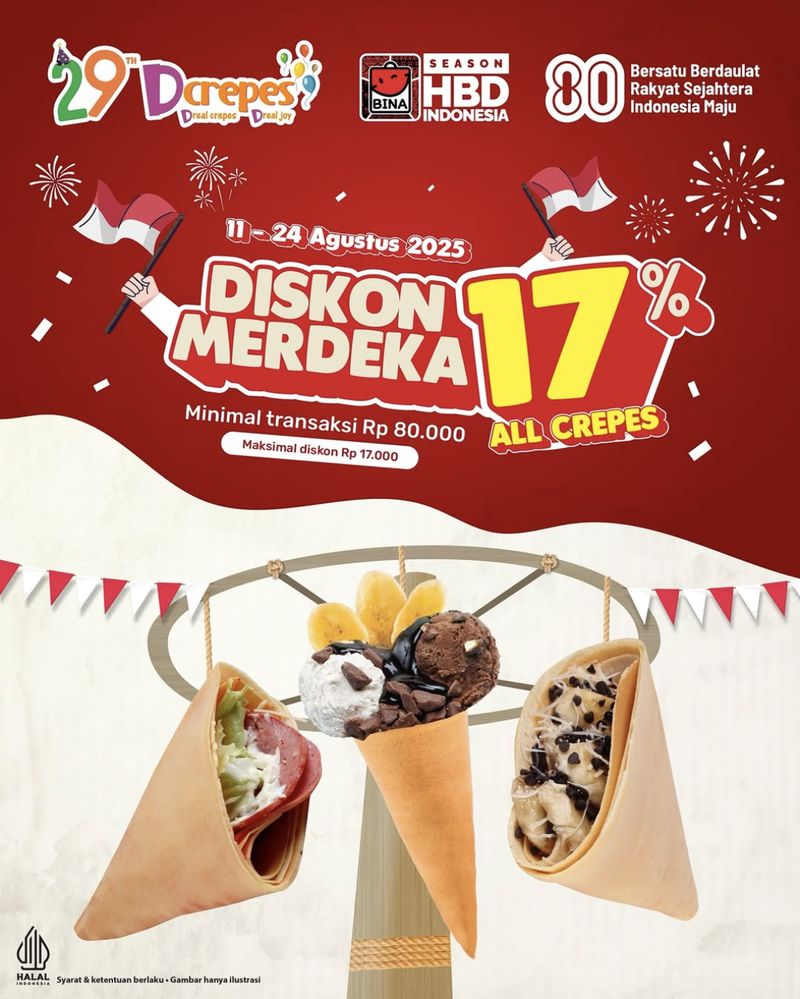 Promo makanan 17 agustus