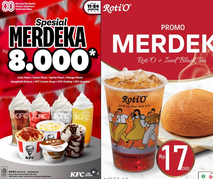 Promo makanan 17 agustus