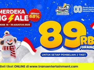 Liburan Ala Musim Dingin di Makassar, Tiket Trans Snow World Cuma Rp 89.000!
