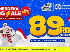 Liburan Ala Musim Dingin di Makassar, Tiket Trans Snow World Cuma Rp 89.000!