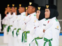 38 Putra-Putri Penajam Paser Utara Dilantik Jadi Paskibraka Perdana IKN