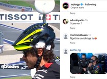 Ekspresi Rossi saat Lihat Marquez Geber Ducati di Depan Mata dari Pinggir Lintasan