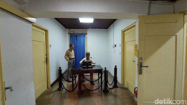 Ruang pengetikan di Museum Perumusan Naskah Proklamasi