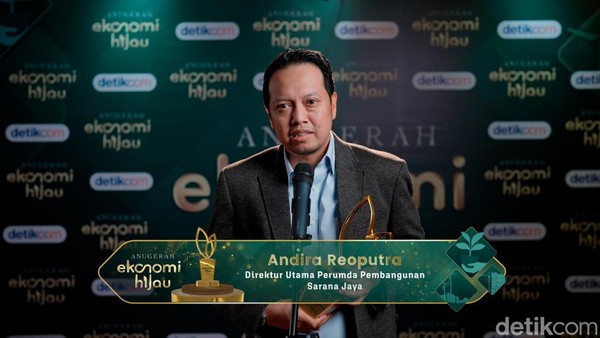 Sarana Jaya Sabet Penghargaan Anugerah Ekonomi Hijau: Bikin Hunian Terjangkau di Jakarta!