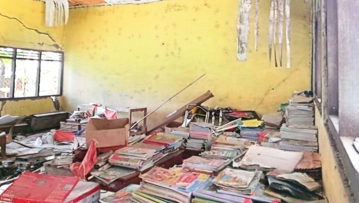 Kondisi SDN Inpres Bala, Kecamatan Wera, Kabupaten Bima, NTB yang sempat didatangi Reza Rahadian akan segera diperbaiki dalam waktu dekat. (Dok. SDN Inpres Bala).