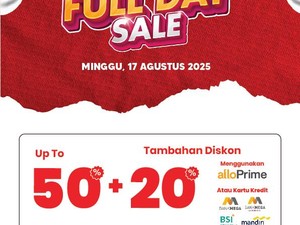 Merdeka! Semarak HUT ke-80 RI di Transmart Full Day Sale, Pesta Diskon 50% + 20%