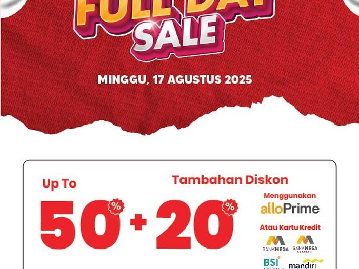 Transmart Full Day  Sale 17 Agustus 2025