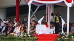 Potret Basuki Hadimuljono Pimpin Upacara HUT ke-80 RI di IKN