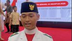 Haru Shanty dan Denny Cagur, Putra Sulung Jadi Paskibraka Provinsi Banten