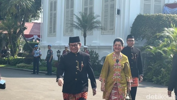 Gubenur Jakarta Pramono Anung di Istana Negara (Firda Chynthia/detikcom)