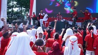 Hiburan rakyat yang digelar Kodam I Bukit Barisan dihadiri ribuan orang. (Foto: Dok Kodam I Bukit Barisan).