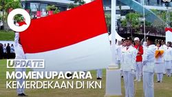 Video: Detik-detik Pengibaran Bendera HUT ke-80 RI di IKN