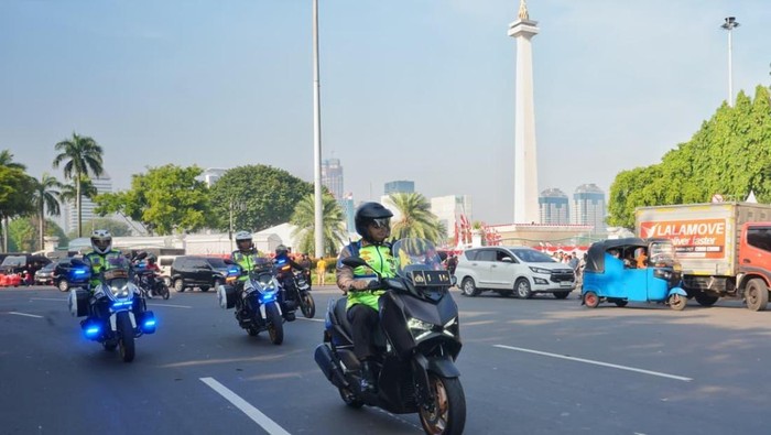 Kakorlantas memantau pengamanan HUT RI (Dok Istimewa)