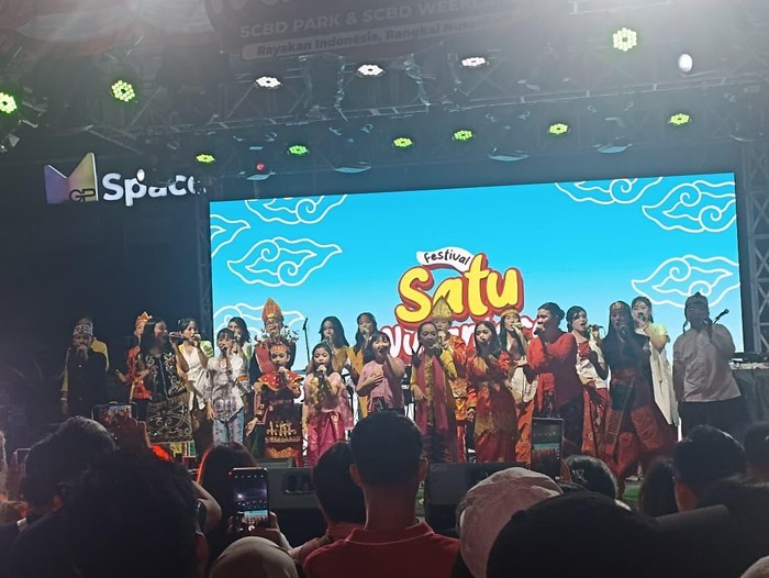 Kemeriahan Festival Satu Nusantara.