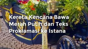 Video: Kereta Kencana Bawa Merah Putih dan Teks Proklamasi ke Istana