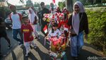 Kreatif, Warga Bekasi Arak Sepeda Hias Bernuansa Merah Putih