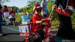 Kreatif, Warga Bekasi Arak Sepeda Hias Bernuansa Merah Putih