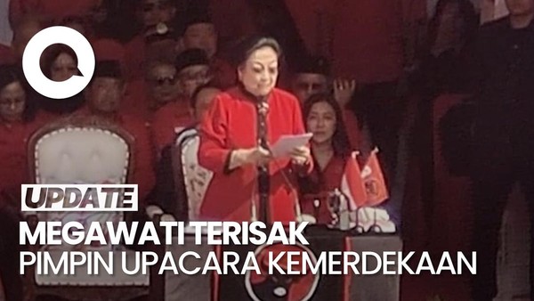 Video: Suara Bergetar Megawati Saat Mengenang Jasa Para Pahlawan