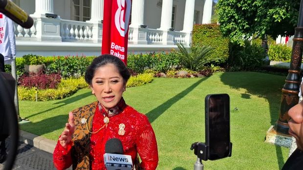 Menteri-menteri hadiri upacara HUT RI (Rolando/detikcom)