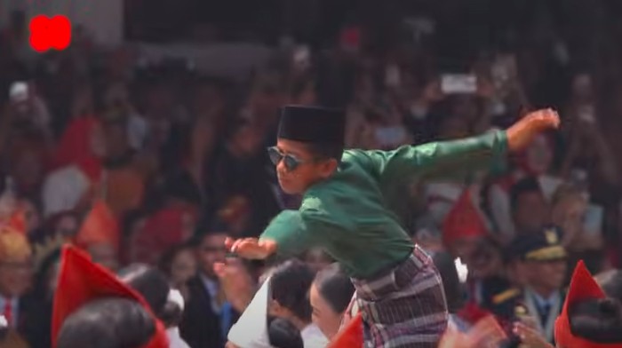 Pacu Jalur di Istana (Dok Sekreatariat Presiden)