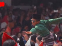 Aura Farming Pacu Jalur Meriahkan HUT RI di Istana, Menteri Ikut Joget