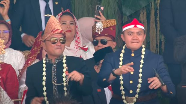 Pacu Jalur di Istana (Dok Sekreatariat Presiden)