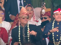Serunya Aura Farming Pacu Jalur di HUT RI di Istana, Menteri Asyik Joget
