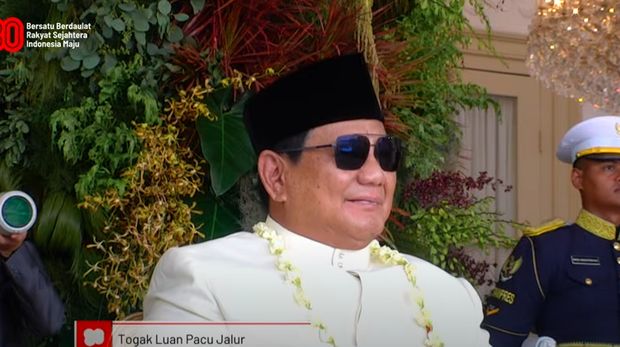 Pacu Jalur di Istana (Dok Sekreatariat Presiden)