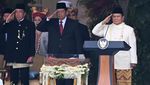 Paskibraka Kibarkan Merah Putih di Hadapan Tiga Presiden