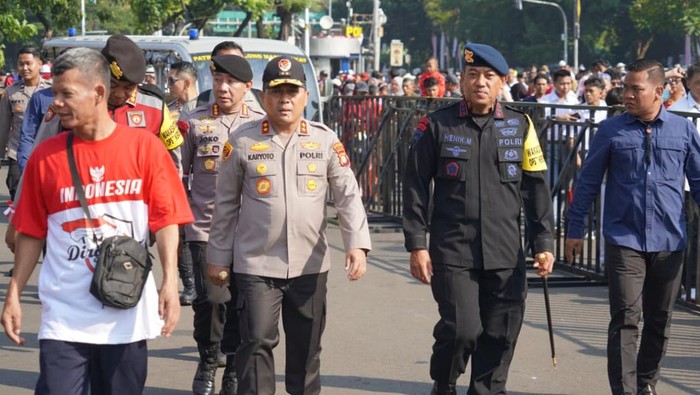 Pengecekan pasukan Brimob Polda Metro Jaya (dok. Istimewa)