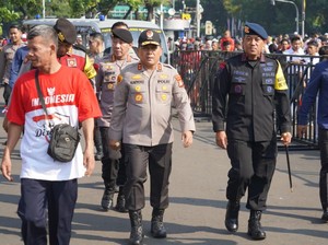 Brimob Polda Metro Jaya Ikut Amankan Rangkaian Peringatan HUT ke-80 RI